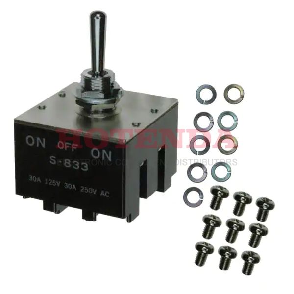 S833/U - SWITCH TOGGLE 3PDT 30A 125V