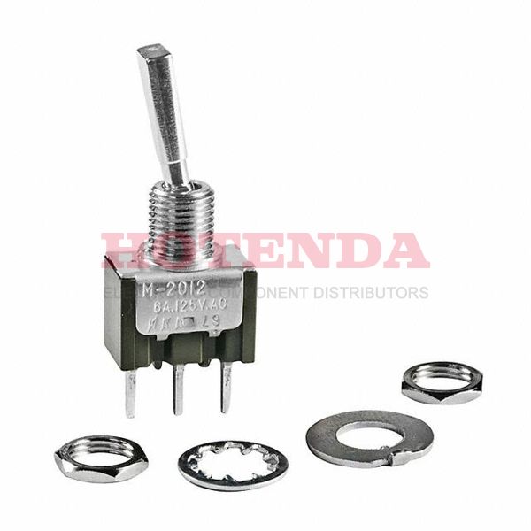 M2012EA1W03 - SWITCH TOGGLE SPDT 6A 125V