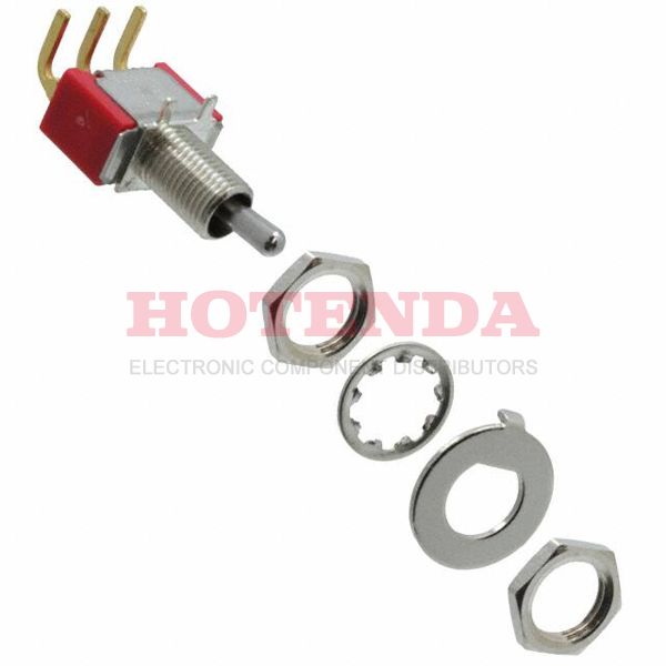 100SP1T2B1M6REH - SWITCH TOGGLE SPDT 0.4VA 20V