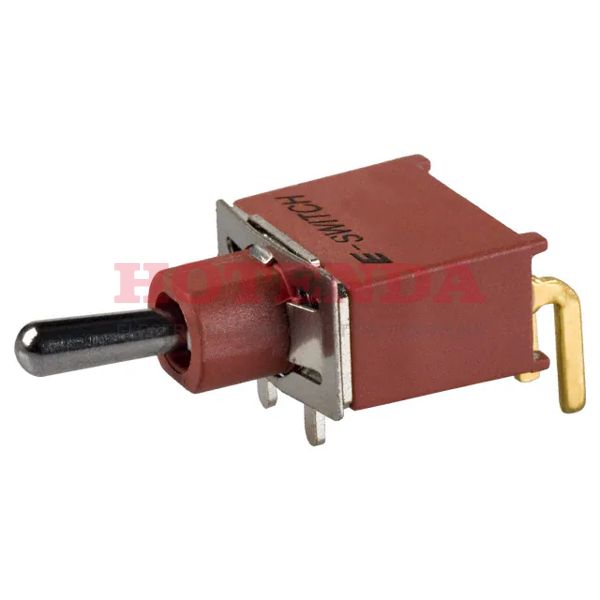 100AWSP1T2B4M6RE - SWITCH TOGGLE SPDT 0.4VA 20V