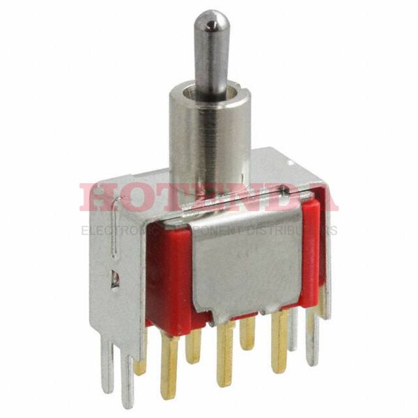 100DP3T2B4VS2RE - SWITCH TOGGLE DPDT 0.4VA 20V