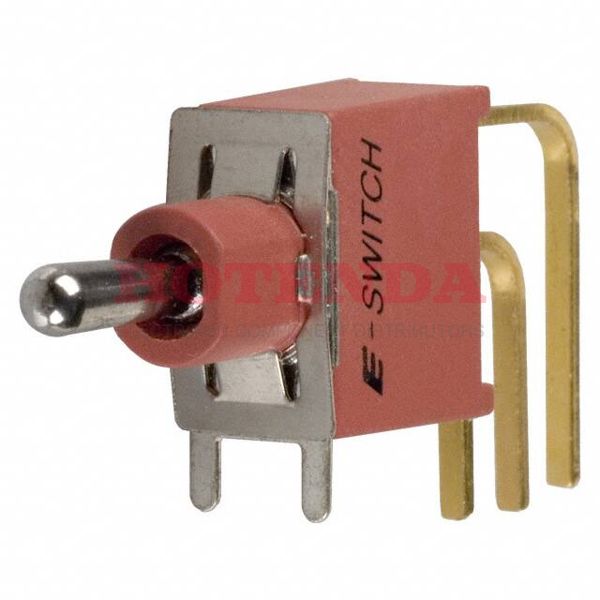 100AWSP5T2B4M7RE - SWITCH TOGGLE SPDT 0.4VA 20V
