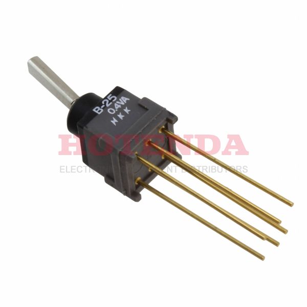 B25EW - SWITCH TOGGLE DPDT 0.4VA 28V