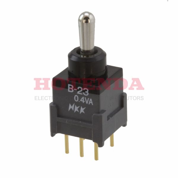 B23JP - Toggle Switches DPDT ON OFF ON
