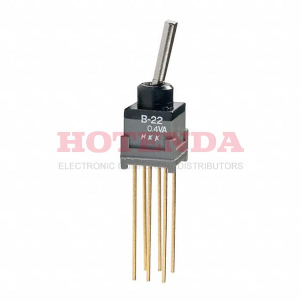 B22EW - SWITCH TOGGLE DPDT 0.4VA 28V