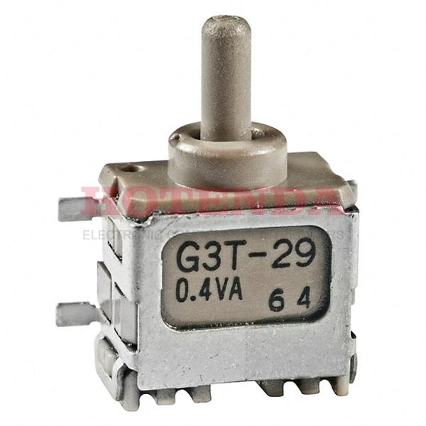 G3T29AH - SWITCH TOGGLE DPDT 0.4VA 28V