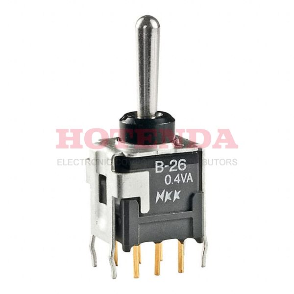 B26AB - SWITCH TOGGLE SP3T 0.4VA 28V