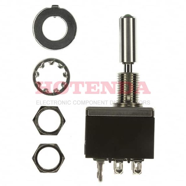 M2123TFW01 - SWITCH TOGGLE DPDT 6A 125V