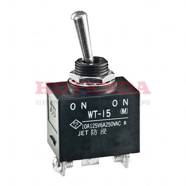 WT15T - SWITCH TOGGLE SPDT 10A 125V