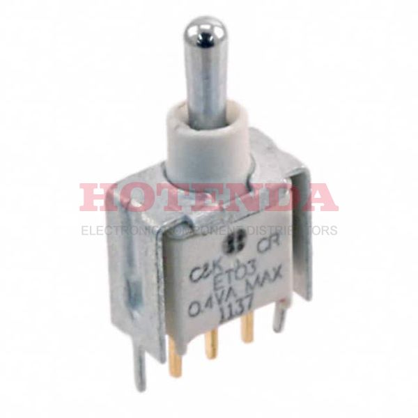 ET03MD1V3BE - SWITCH TOGGLE SPDT 0.4VA 20V