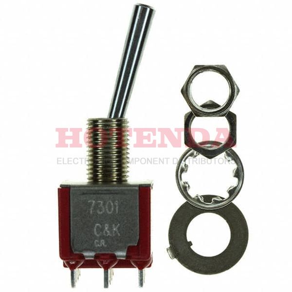 7301L1YZQE - SWITCH TOGGLE 3PDT 5A 120V