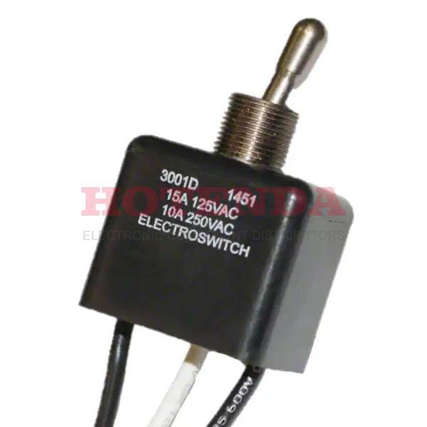 3005D - SWITCH TOGGLE SPST 15A 125VAC