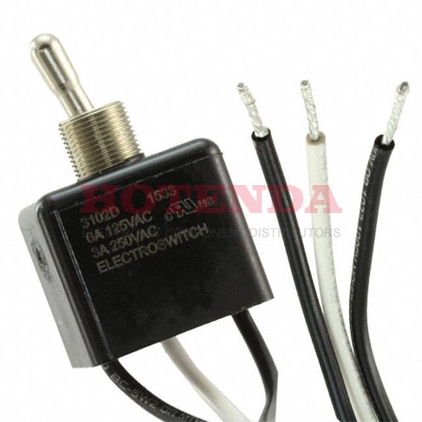 3102D - SWITCH TOGGLE SPDT 6A 125V