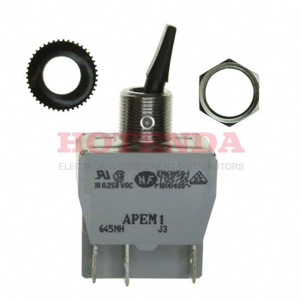 645NH - SWITCH TOGGLE DPDT 10A 125V