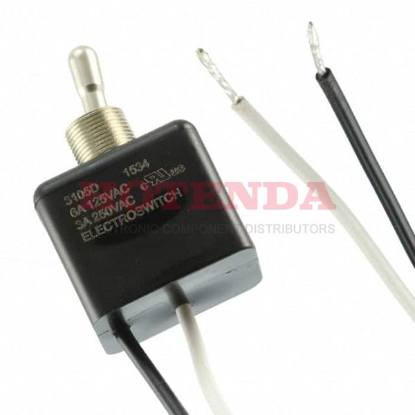 3105D - SWITCH TOGGLE SPST 6A 125V