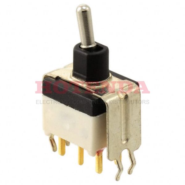 SY246CD7 - APEM SY246CD7Toggle Switch, Non Illuminated, DPDT, On-On, Through Hole, 2 A