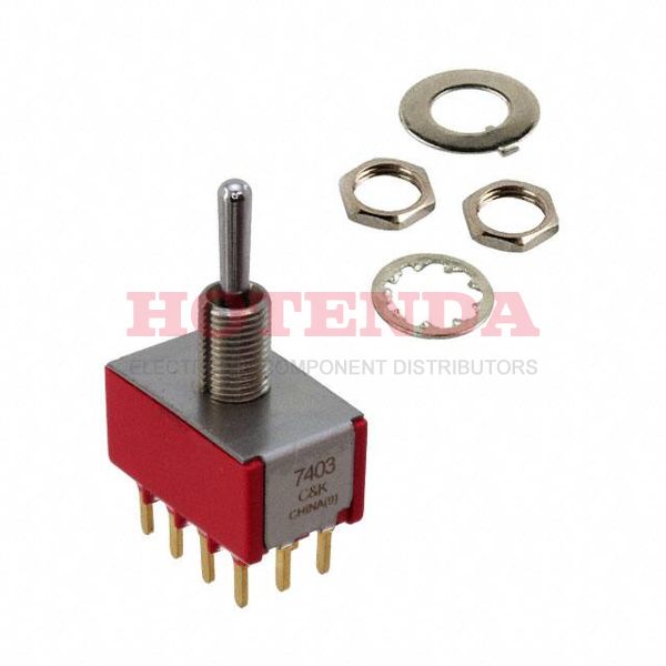 7403SYCGE - SWITCH TOGGLE 4PDT 5A 120V