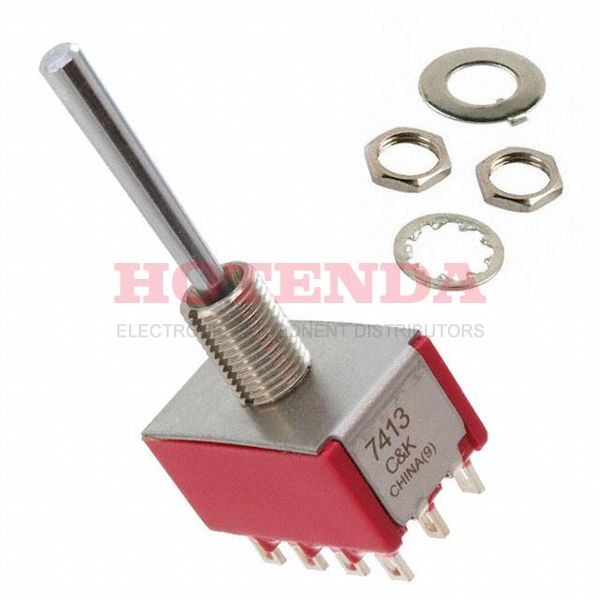 7413LYZQE - SWITCH TOGGLE DP3T 5A 120V