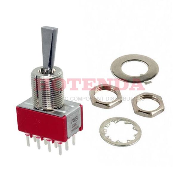 7408T2PCQE - SWITCH TOGGLE 4PDT 5A 120V