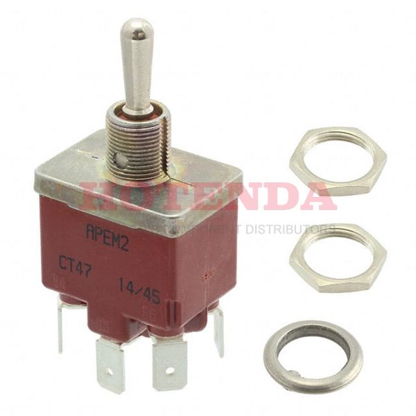 CT47031N002 - SWITCH TOGGLE DPDT 10A 125V