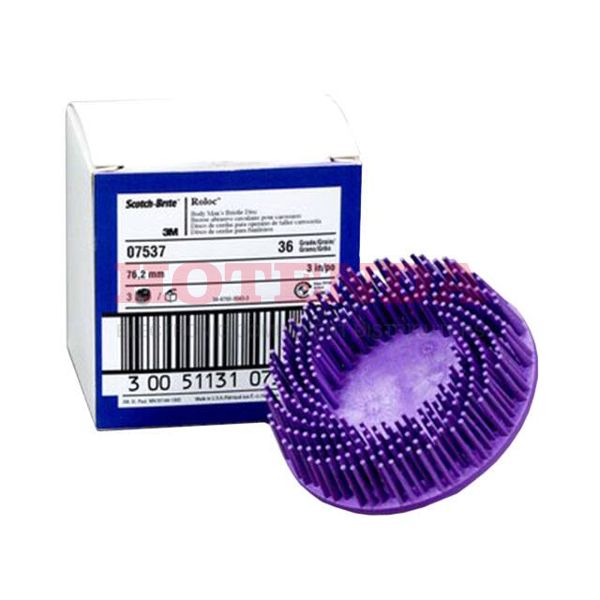 61500291911 - BRISTLE DISC 07537 3" 36 GRADE