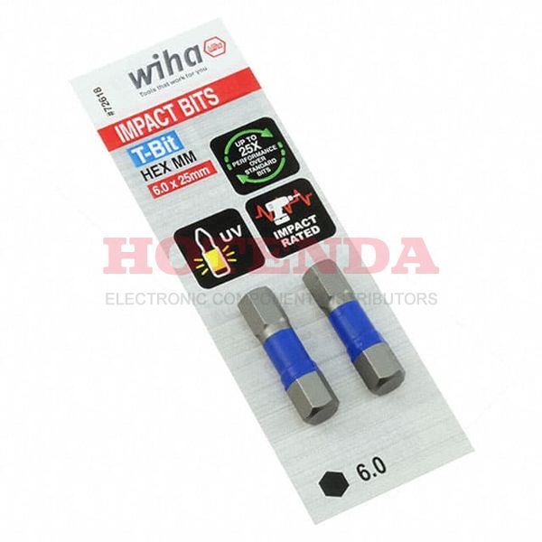 72618 - 72618 datasheet pdf and Screw and Nut Drivers - Bits, Blades and Handles product details from Wiha stock available on our website