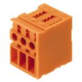 1786080000 - 0.250 6.35mm Orange Bulk Polyamide (PA), Nylon Through Hole Horizontal with Board Screw - TOP Clamp 1 Levels 10-26 AWG TOP4GS