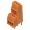 1703830000 - 0.138 3.50mm Orange Bulk Polyamide (PA), Nylon Through Hole Horizontal with Board Screw - Clamping Yoke, Tension Sleeve 2 Levels 14-28 AWG Omnimate LM