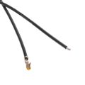 H3BXG-10108-B2 - SINGLE END JUMPER 8" 22AWG BLACK