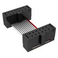 FFSD-06-D-03.93-01-N - Cable Assembly Flat Ribbon 0.099m 30AWG 12 POS IDC Connector to 12 POS IDC Connector F-F IDT-IDT Bulk