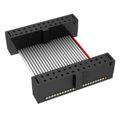 FFSD-12-D-03.40-01-N - Cable Assembly Flat Ribbon 0.086m 30AWG 24 POS IDC Connector to 24 POS IDC Connector SKT-SKT IDT-IDT Bulk