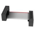 FFSD-08-D-03.99-01-N-R - Cable Assembly Flat Ribbon 0.101m 30AWG 16 POS IDC Connector to 16 POS IDC Connector F-F IDT-IDT Bulk