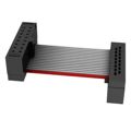 FFSD-08-D-10.00-01-N-RW-R - Cable Assembly Flat Ribbon 0.254m 30AWG 16 POS IDC Connector to 16 POS IDC Connector F-F IDT-IDT Bulk