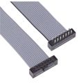 TCMD-07-T-03.00-01-N - Cable Assembly Flat Ribbon 0.076m 28AWG 14 POS IDC Connector to 14 POS IDC Connector M-F IDT-IDT Bulk