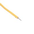 CW-18-SLD-YELLOW - 18 AWG SOLID CLOTH WIRE 600 VYEL