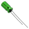 UES1V100MEM1TA - UES 10μF Capacitor ±20% Tape &amp; Reel (TR) Through Hole 0.248Dia 6.30mm -40°C~85°C Bi-Polar 2.4892mm Radial, Can
