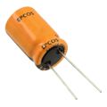 B41858C9227M9 - B41858 220μF Capacitor ±20% Tape &amp; Box (TB) Through Hole 1.402A 0.630Dia 16.00mm -55°C~105°C Polar 7.493mm Radial, Can
