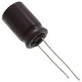 UPM2E100MHD - UPM 10μF Capacitor ±20% Bulk Through Hole 98mA 0.492Dia 12.50mm -40°C~105°C Polar 5mm Radial, Can