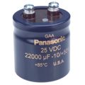 EEG-A1E223FCE - CAP ALUM 22000UF 20% 25V SCREW