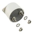 C4DEHPQ6100A8TK - C4DE 100μF Film Capacitor ±10% Radial, Can Threaded, Male 600V-DC Polypropylene (PP), Metallized Chassis Mount