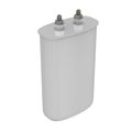 SCRN229R - SCR 25μF Film Capacitor ±10% Radial, Can Threaded, Male 600Vpk-AC Paper, Metallized Brackets, Chassis Mount, Holder