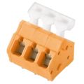 1914860000 - 0.197 5.00mm Orange Bulk Thermoplastic, Wemid Through Hole 45° (135°) Angle with Board Screwless - Spring Cage, Tension Clamp 1 Levels 14-26 AWG Omnimate LMZFL