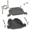 977-025-010-031 - CONN BACKSHELL 25POS 180DEG GRAY