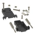 993-009-010-031 - BACKSHELL DB9 45DEG GREY PLASTIC