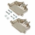 747100-3 - CONN BACKSHELL 37POS 180DEG SHLD