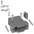 982-015-010-031 - CONN BACKSHELL 15P 90/180DEG GRY
