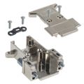 975-009-020R121 - CONN BACKSHELL 9POS 180DEG SHLD