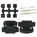 5745121-2 - CONN BACKSHELL 25POS 180DEG BLK