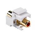 RCAINSERTR-W - INSERT RCA JACK COUPLER