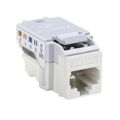 RJ45FC6-W - TELECOM,CAT 6 KEYSTONE JACK - WHITE